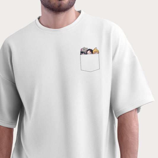 Demon Slayer Pocket Squad Oversized Tee